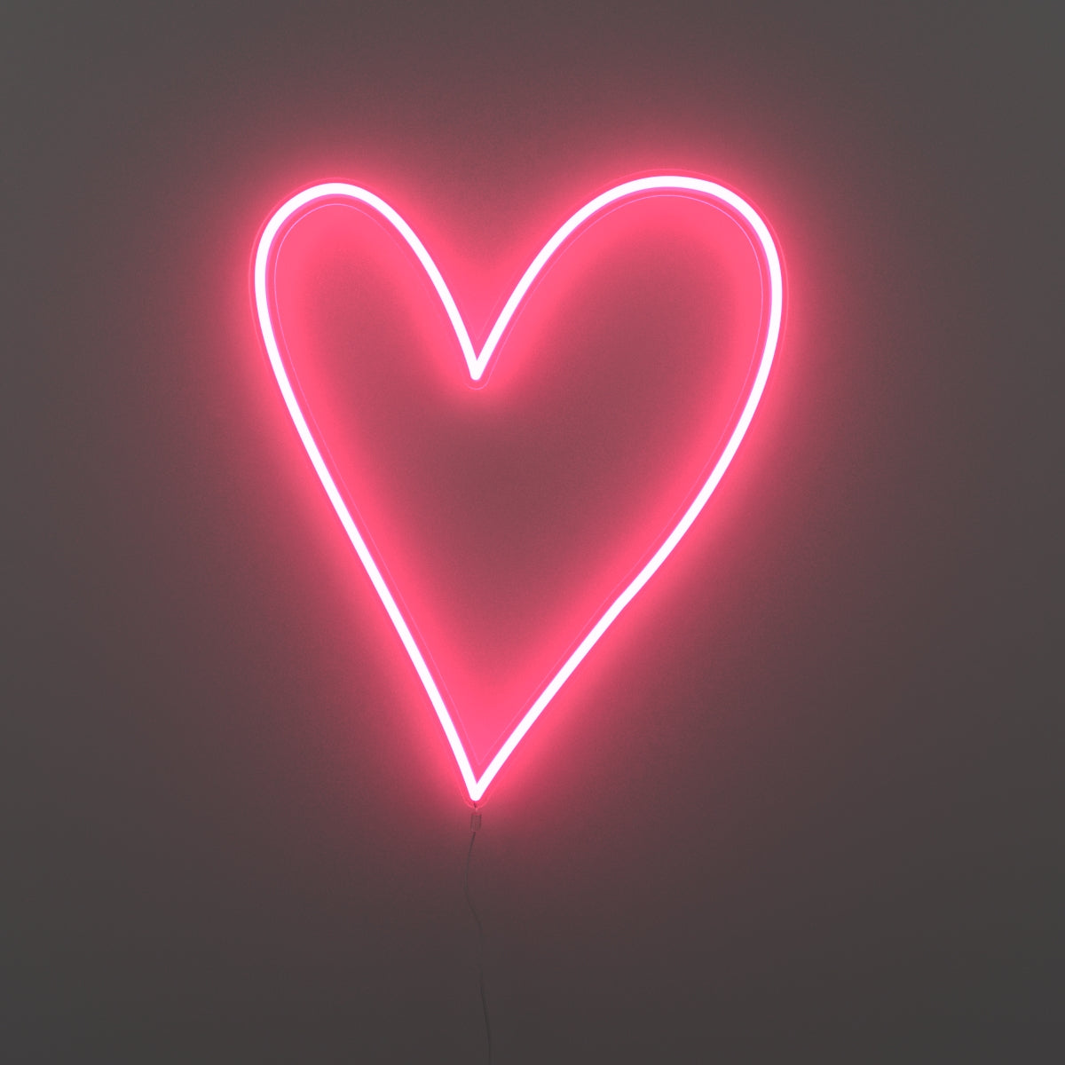 Big Big Heart (Très gros coeur), signe en néon LED